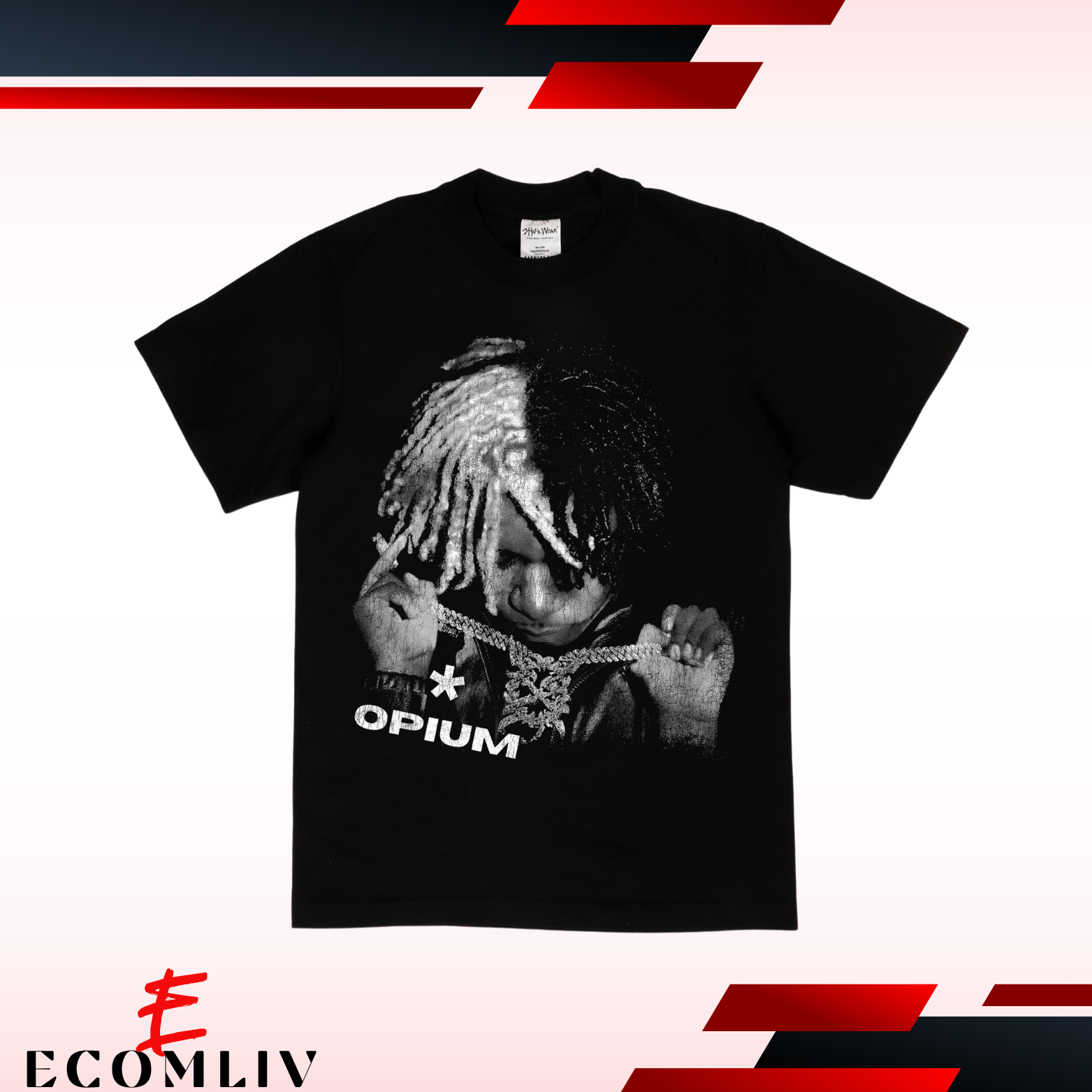 Ken Carson Opium Merch T-Shirt, Trendy Graphic Tee, Hip Hop Streetwear Music Lover Apparel